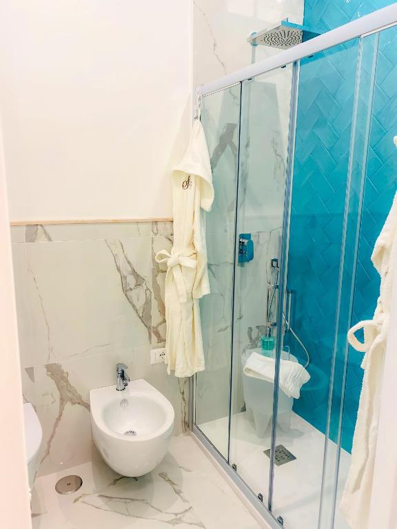 Koupelna v ubytování Sorrento Lux Suite