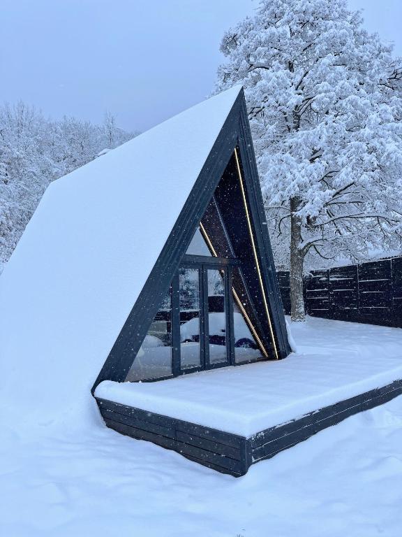 冬のLoon Moon Mountain Chaletsの様子
