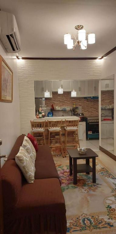 Posezení v ubytování Lakeshore Villa