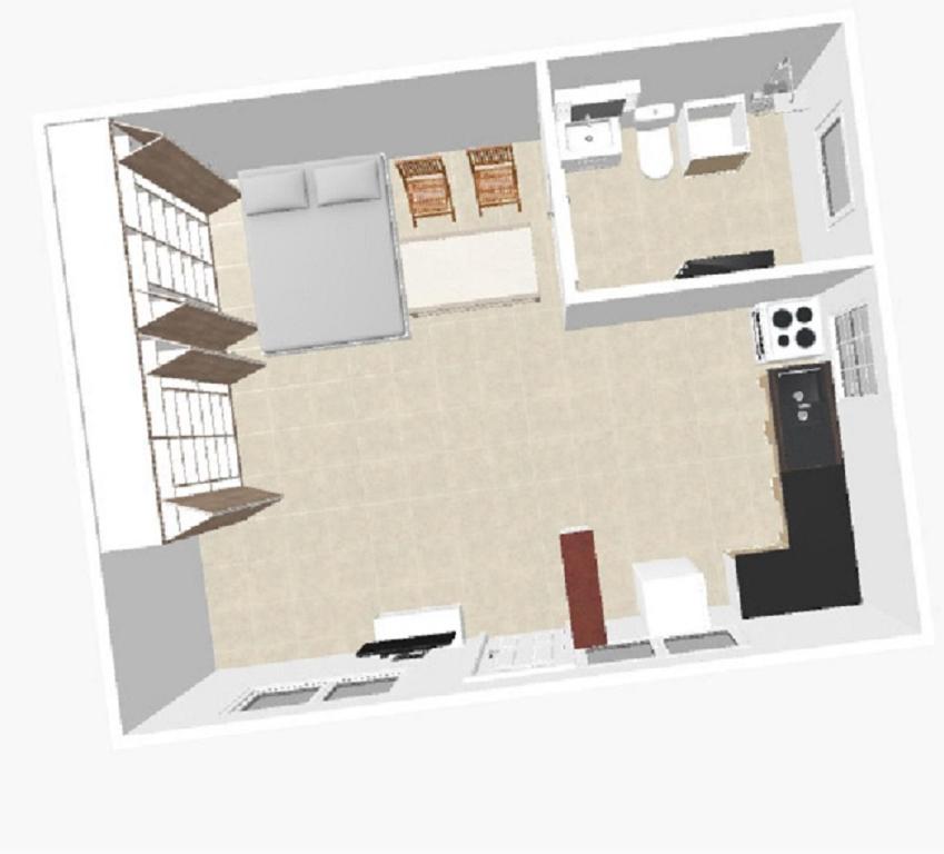 Kuchyň nebo kuchyňský kout v ubytování Paradis Caché - Confort Terrasse - Kybo Karaib Location - pkg - Mtgne