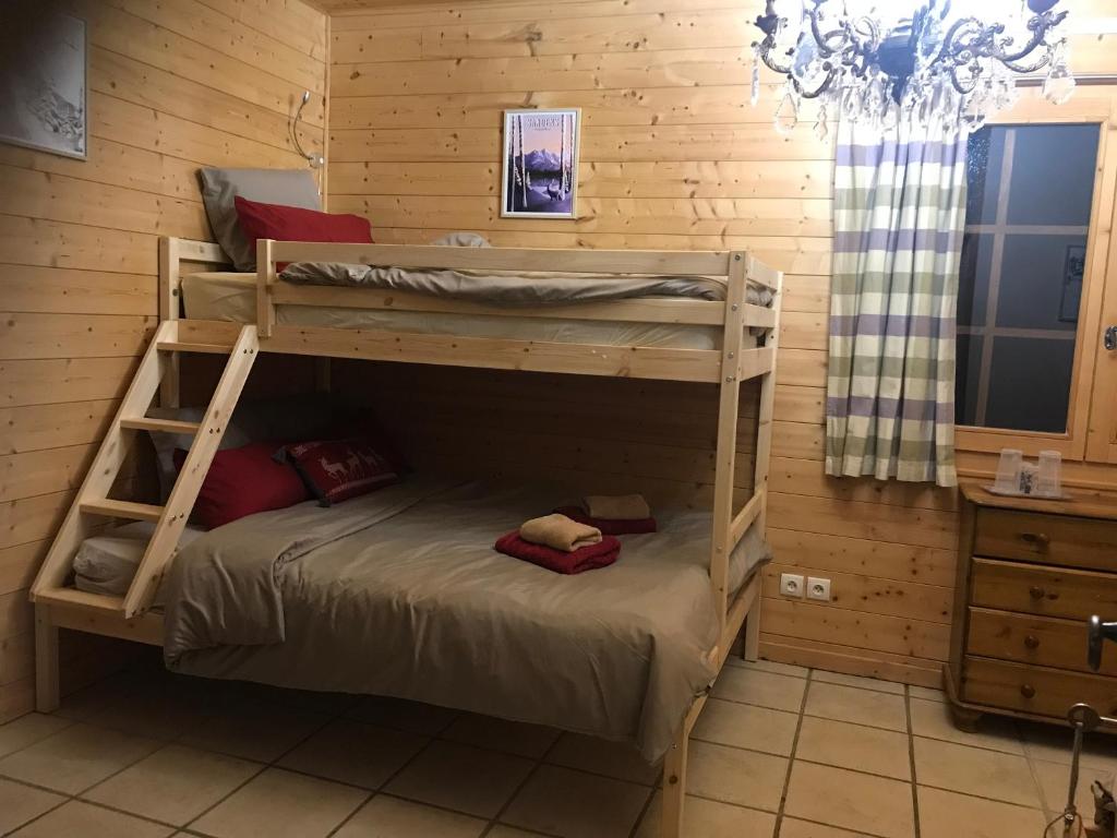 Postel nebo postele na pokoji v ubytování Chalet Esprit
