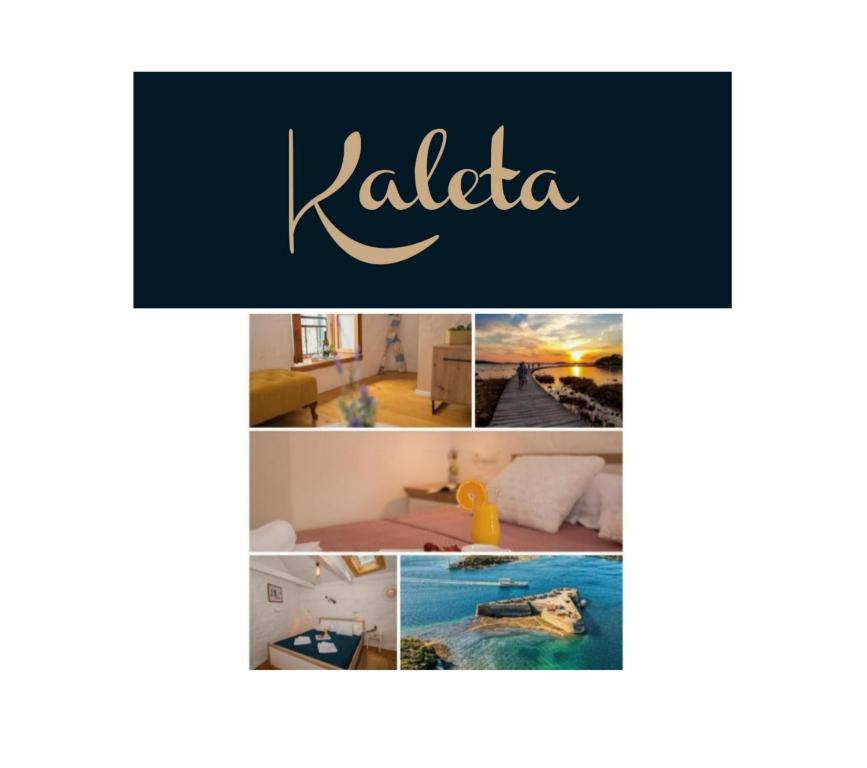 un collage de fotos con el nombre de kaela en Kaleta, en Vodice