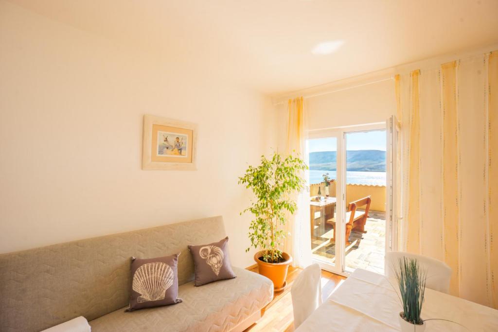 Posezení v ubytování Marva stylish Mediterranean accomodation with beautiful view