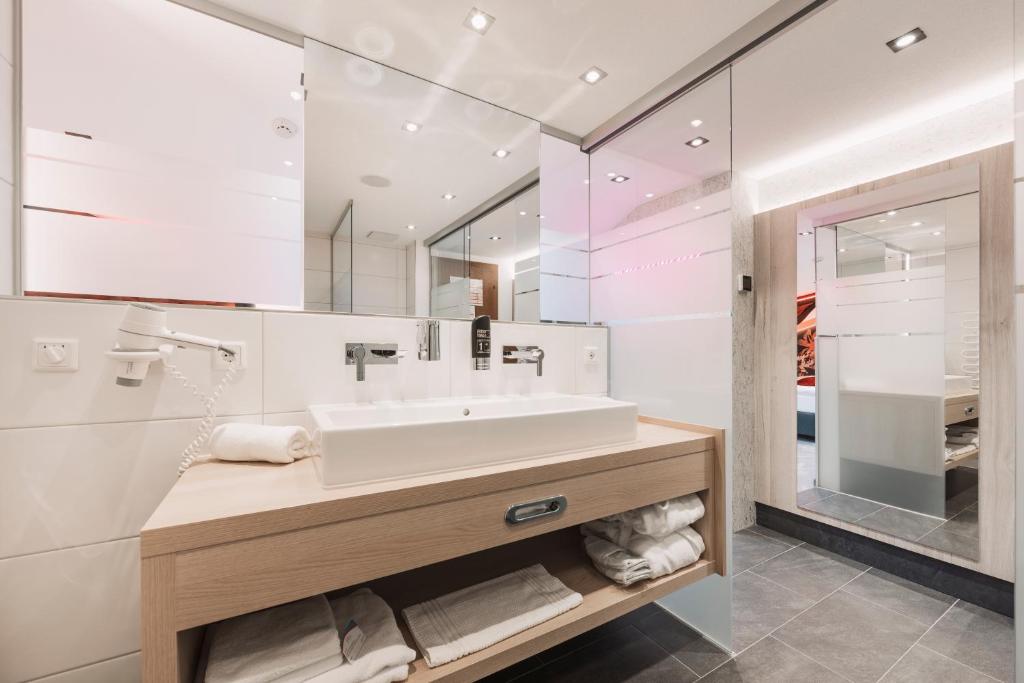 Kúpeľňa v ubytovaní Alp Larain B&B
