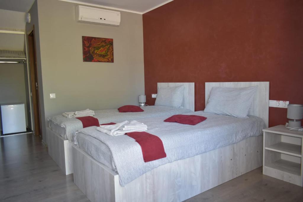 Postel nebo postele na pokoji v ubytování BBS Residence