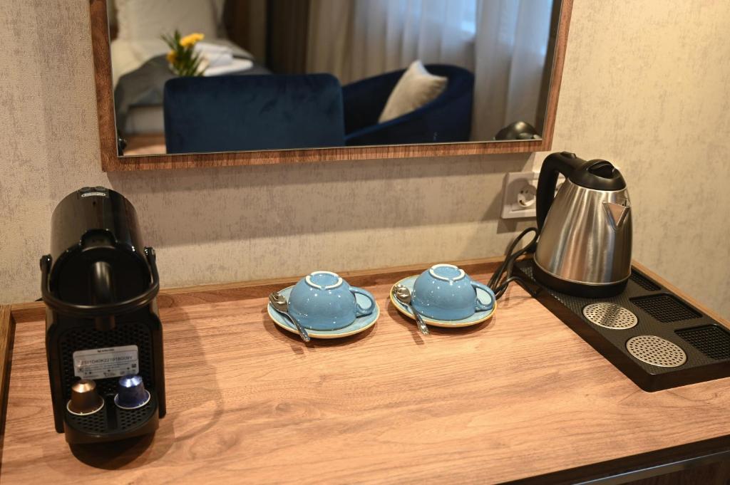 Coffee and tea making facilities at Hotel Foldana