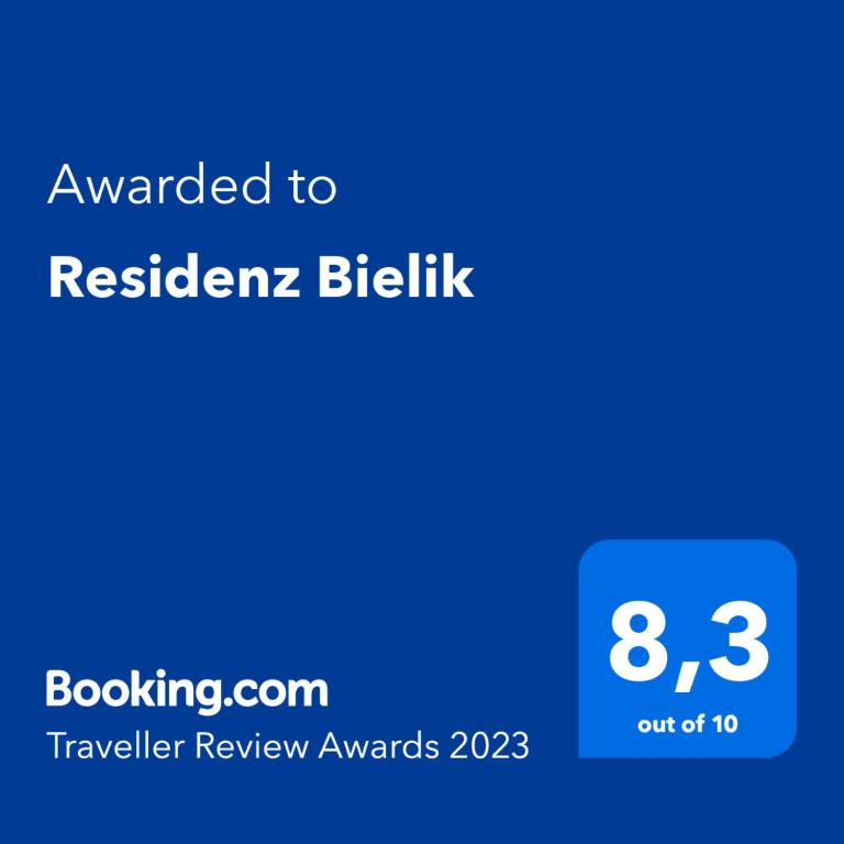 Certifikát, ocenenie alebo iný dokument vystavený v ubytovaní Rezydencja Bielik