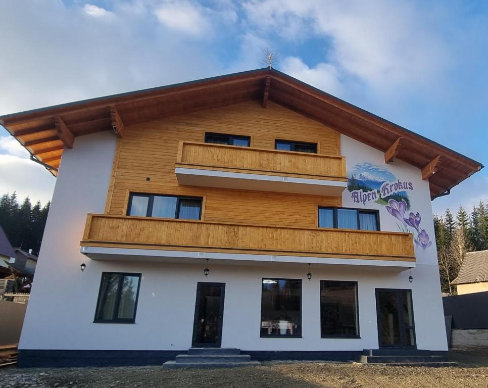 El edificio en el que está el bed and breakfast