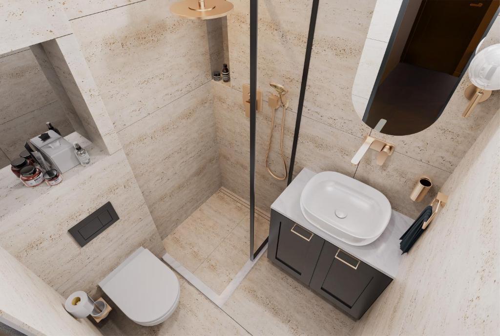 Ένα μπάνιο στο boutique Villa Dorma