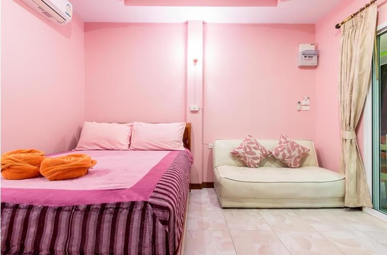 Postel nebo postele na pokoji v ubytování Naengnoi resort kohlarn