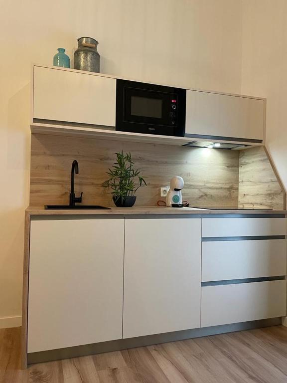 Kuchyň nebo kuchyňský kout v ubytování Cozy Loft Malaga Centre II