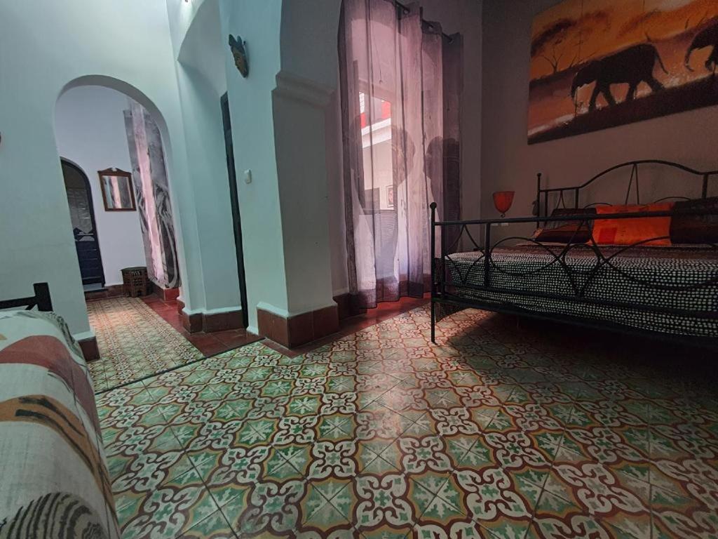 Postel nebo postele na pokoji v ubytování Riad Sidi Magdoul