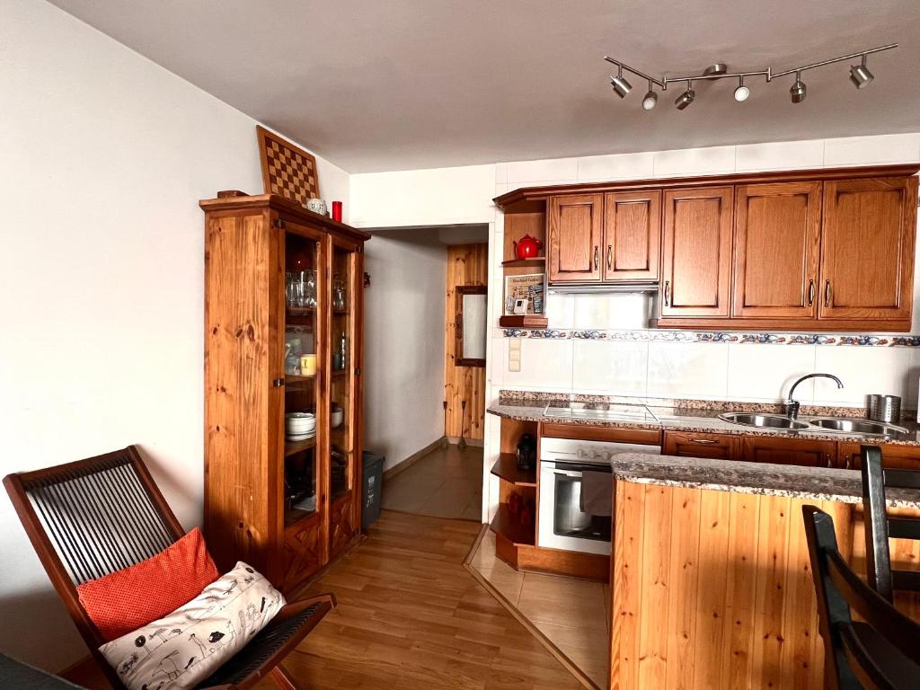Kuchyň nebo kuchyňský kout v ubytování Ca La Rougvie - L'Amfitriona
