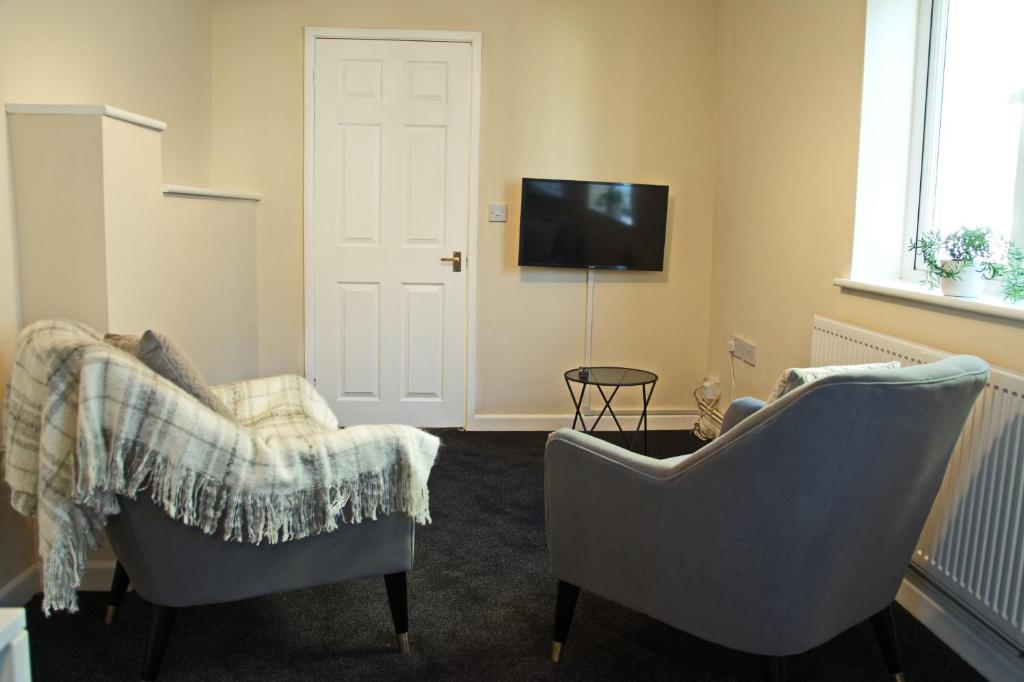 Телевизор и/или развлекательный центр в Host & Stay - Clacton Coastal Hideaway