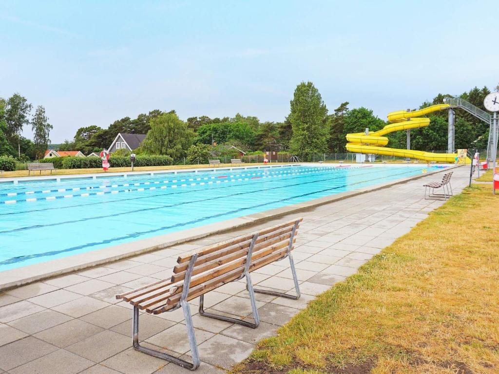 Bazén v ubytování Holiday home SÖLVESBORG XVI nebo v jeho okolí