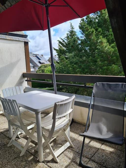 Balkón alebo terasa v ubytovaní Appartement au bord de mer