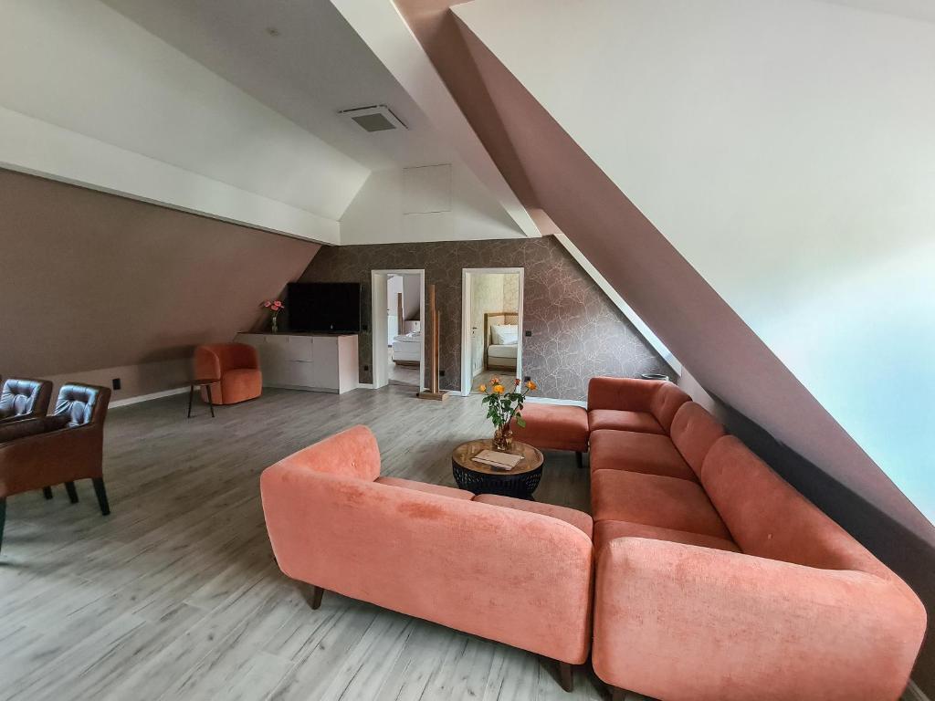 Posezení v ubytování DAS KEHRS - Hotel auf dem Petersberg