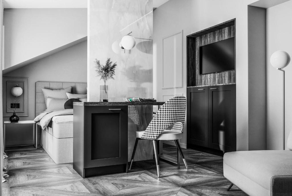 Χώρος καθιστικού στο boutique Villa Dorma