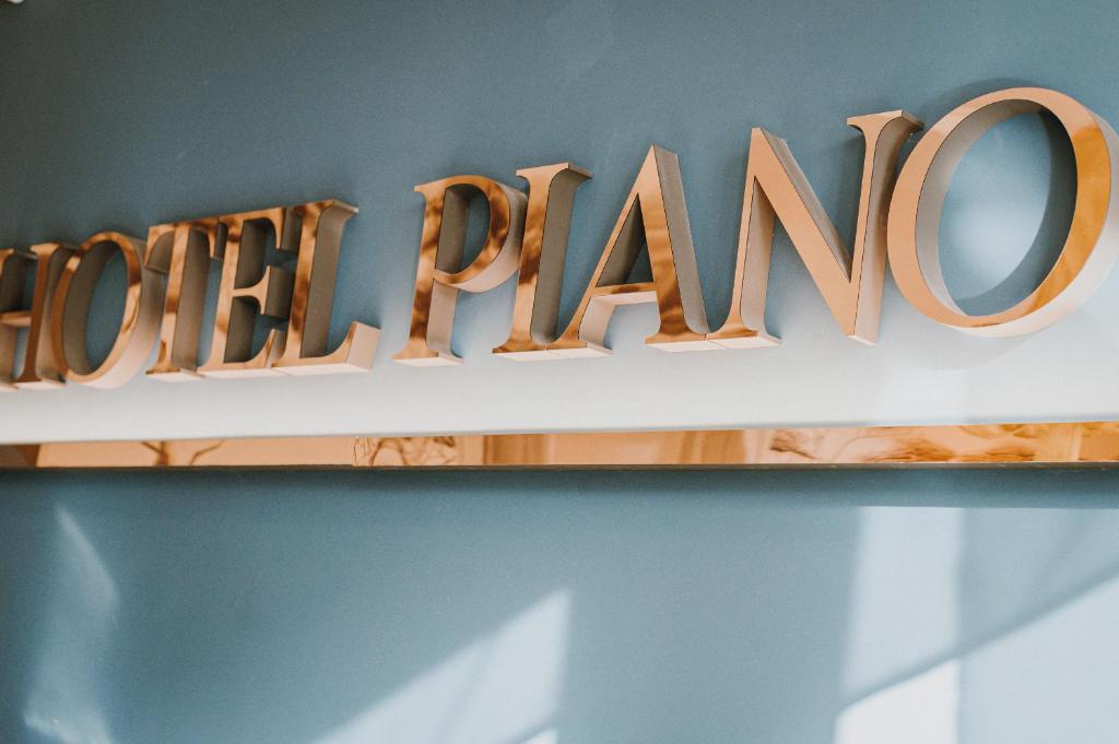 Certifikát, hodnocení, plakát nebo jiný dokument vystavený v ubytování Hotel Piano