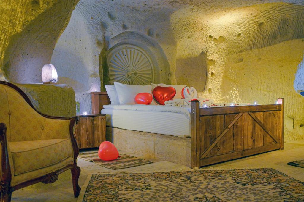 Posezení v ubytování Babili Cappadocia Cave