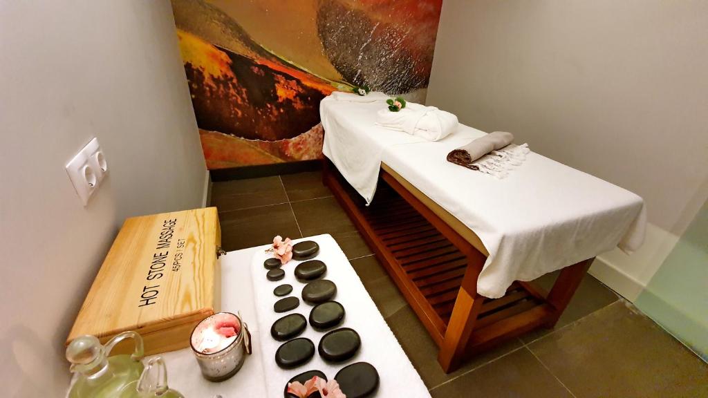 Lázně a/nebo wellness v ubytování Blue Garden Hotel