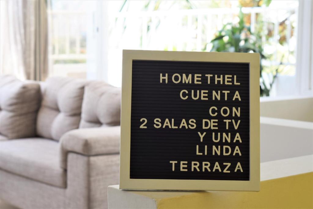 Posezení v ubytování HOMEthel