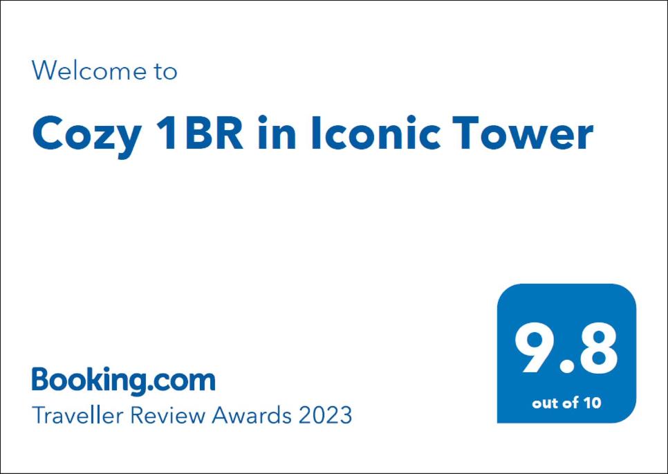 Certifikát, hodnocení, plakát nebo jiný dokument vystavený v ubytování Cozy 1BR in Iconic Tower