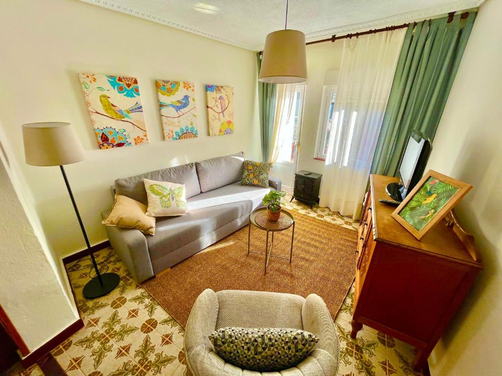 Χώρος καθιστικού στο La Casina del Lavadero de Cudillero