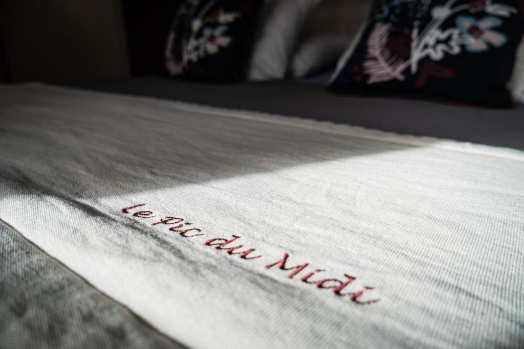 Postel nebo postele na pokoji v ubytování Gite Auberge Les Cascades
