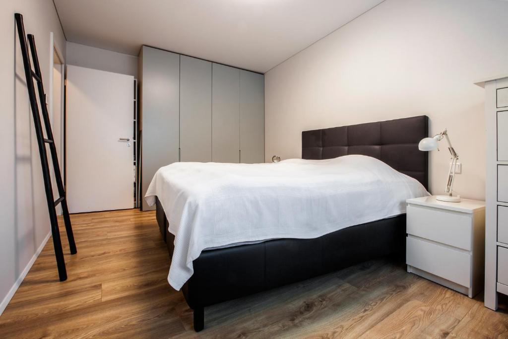 Postel nebo postele na pokoji v ubytování Apartments Reykjavik