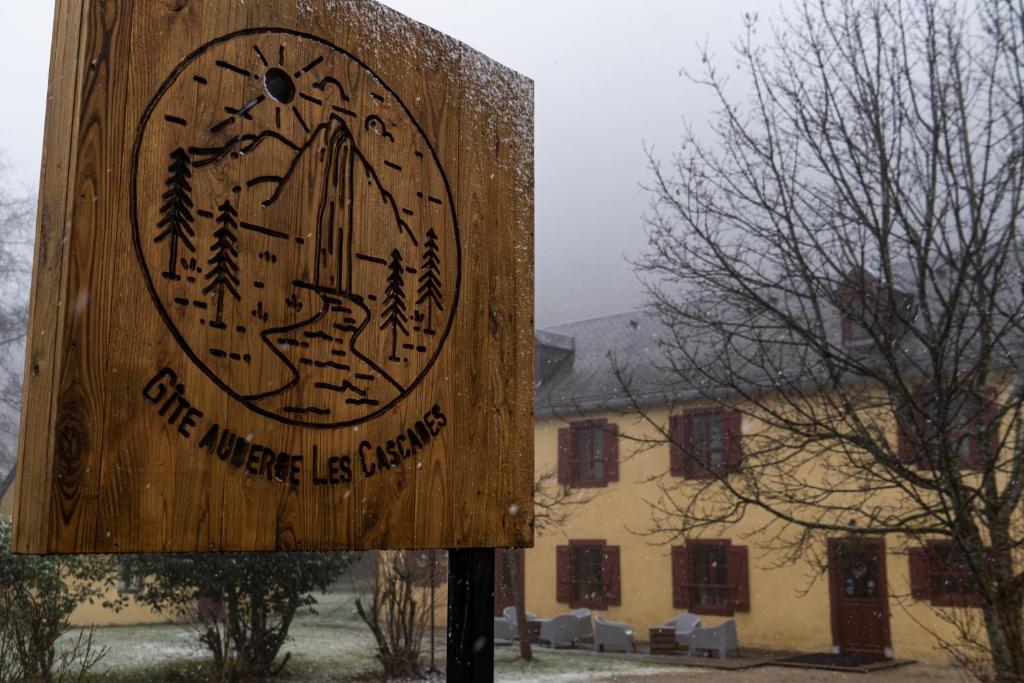 Certifikát, hodnocení, plakát nebo jiný dokument vystavený v ubytování Gite Auberge Les Cascades
