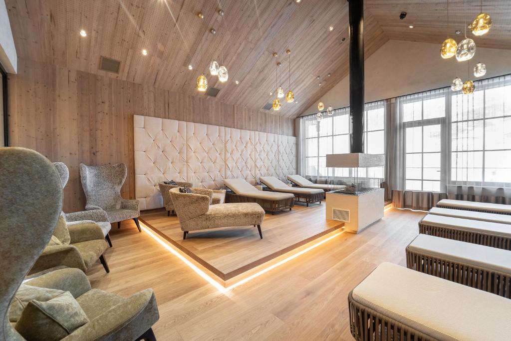 Posezení v ubytování Hotel das Seekarhaus