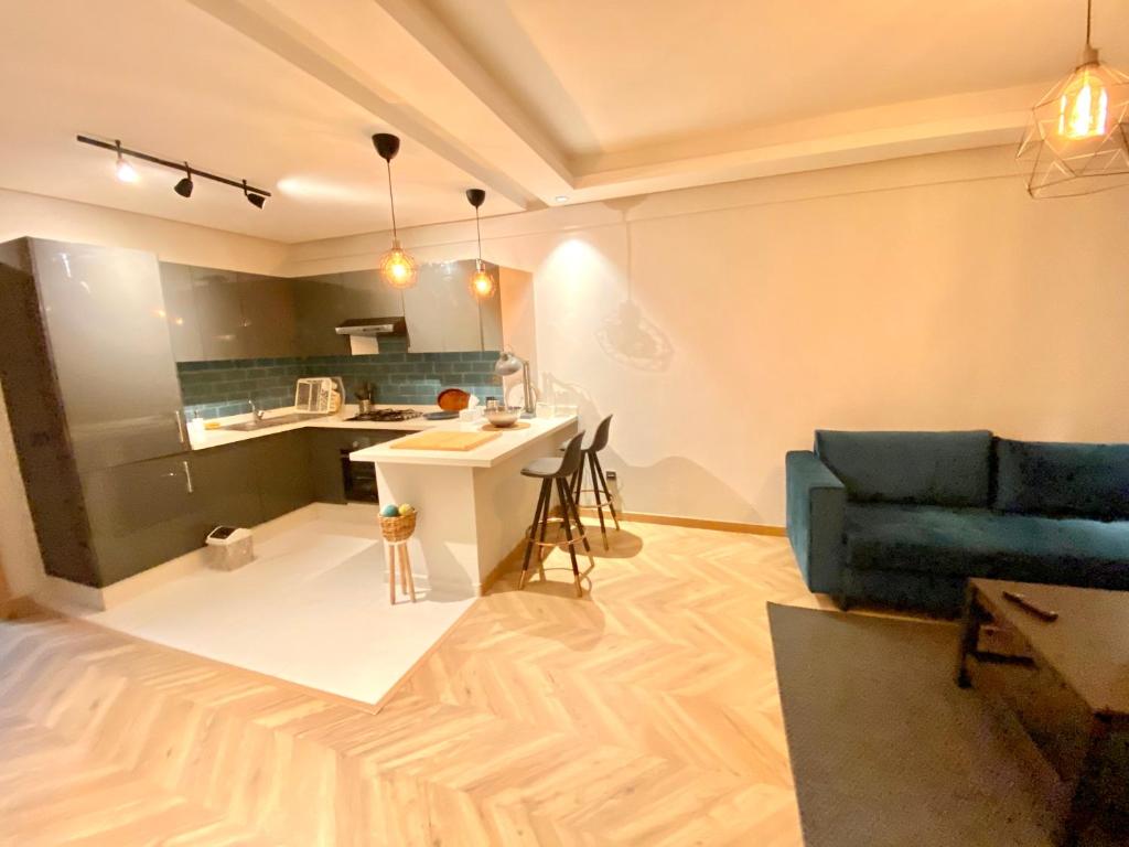 Spacious NEW 1-bedroom unit in DOWNTOWN w Terrace and free Parking - One-Bedroom Apartment