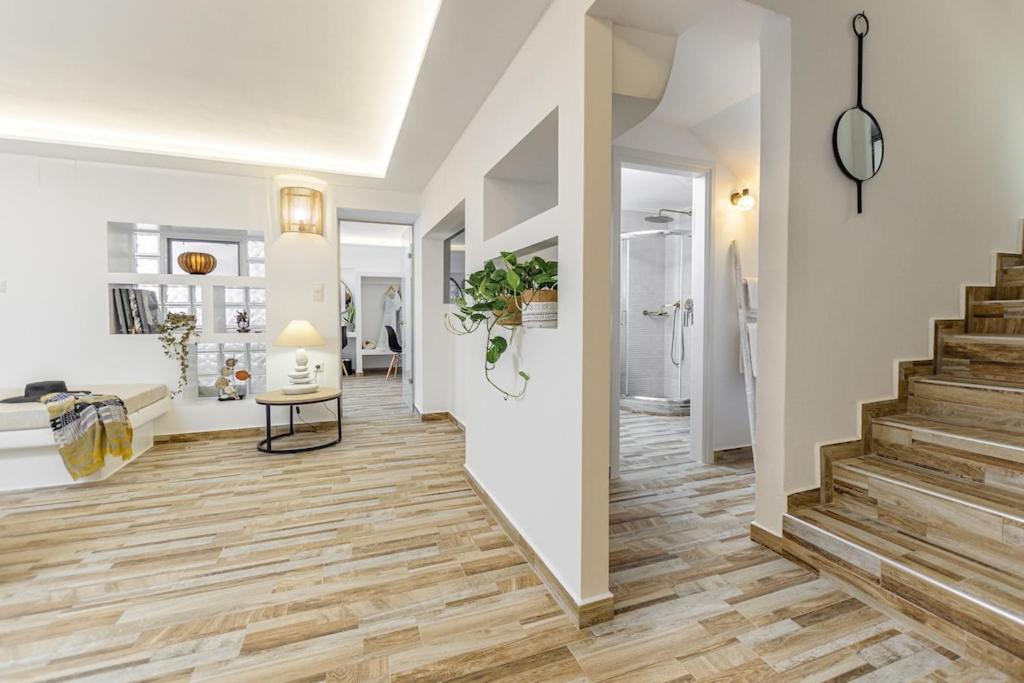 Fotografia z galérie ubytovania Naxian Nest 2BR Apart Near Beach - Semi Basement v destinácii Naxos Chora