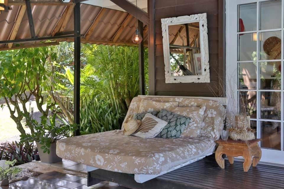 Posezení v ubytování Fare Haurevaiti Moorea