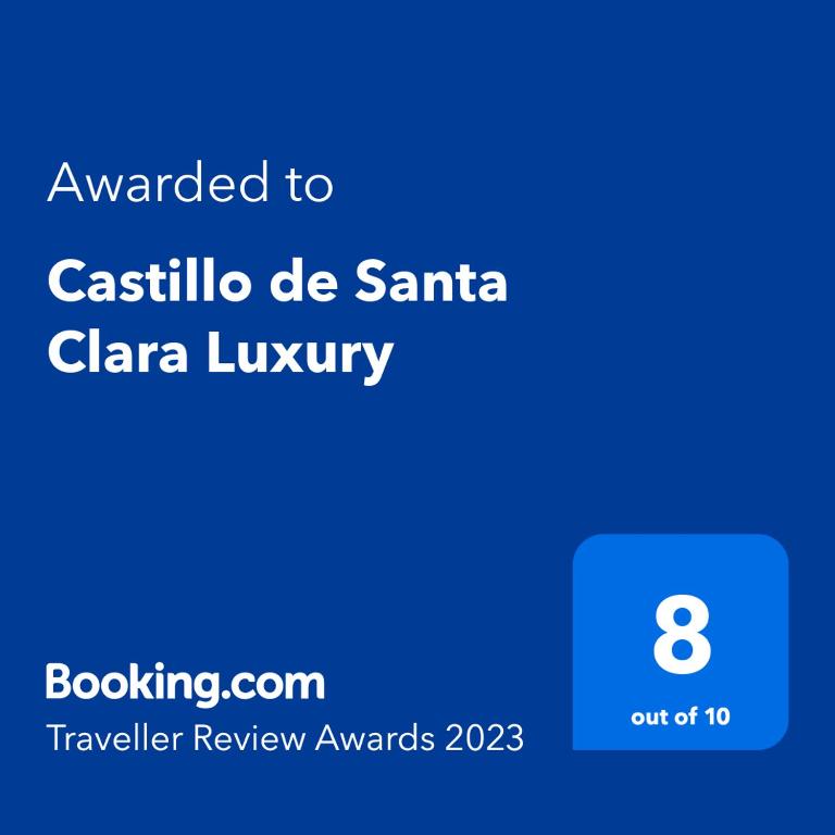 Certifikát, hodnocení, plakát nebo jiný dokument vystavený v ubytování Castillo de Santa Clara Luxury