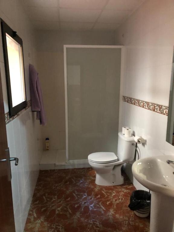 Koupelna v ubytování Hotel Manises