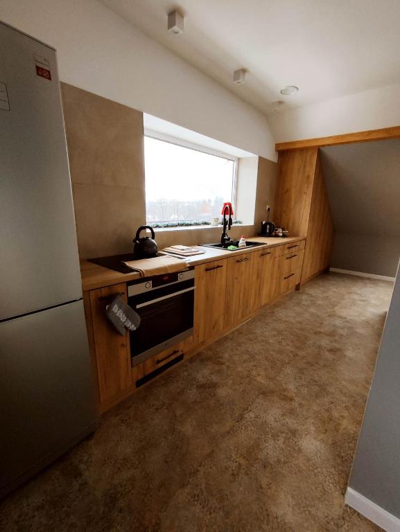 Kuchyňa alebo kuchynka v ubytovaní Apartament Nad Góralem