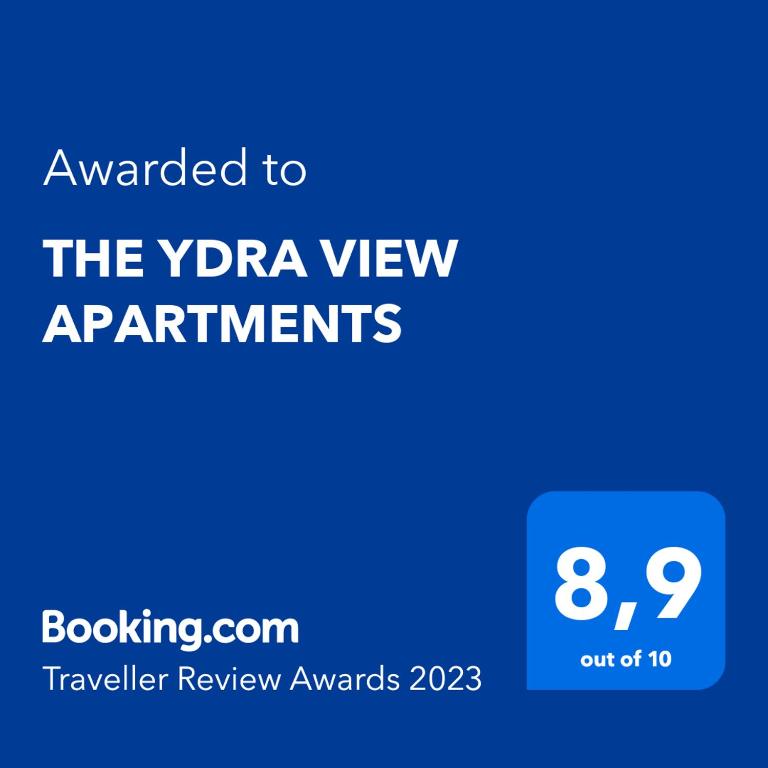 Certifikát, hodnocení, plakát nebo jiný dokument vystavený v ubytování THE YDRA VIEW APARTMENTS