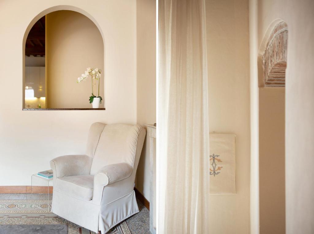 Łóżko lub łóżka w pokoju w obiekcie Casa delle Stelle Luxury