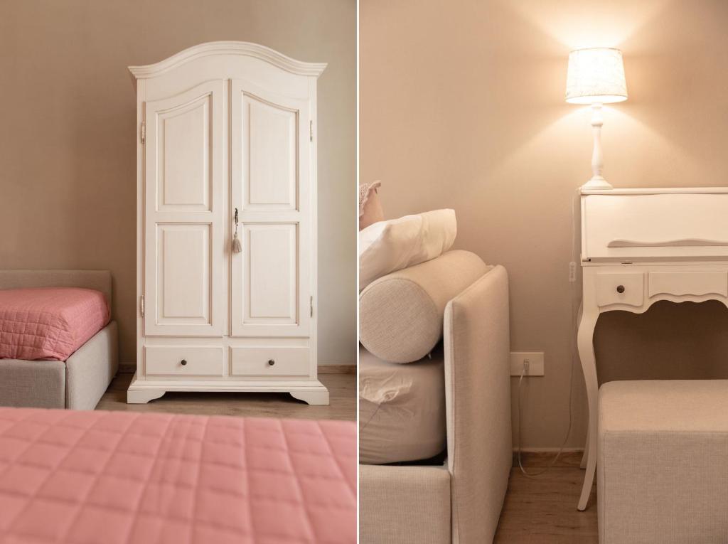 Łóżko lub łóżka w pokoju w obiekcie Casa delle Stelle Luxury
