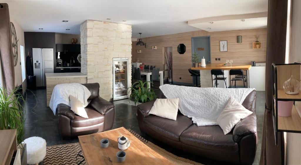 Kuchyňa alebo kuchynka v ubytovaní Bel appartement 115 m2 emplacement idéal
