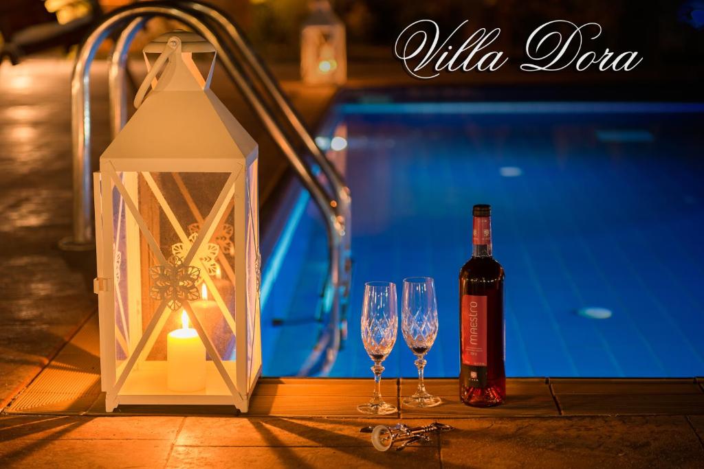 Nápoje v ubytování Villa Dora
