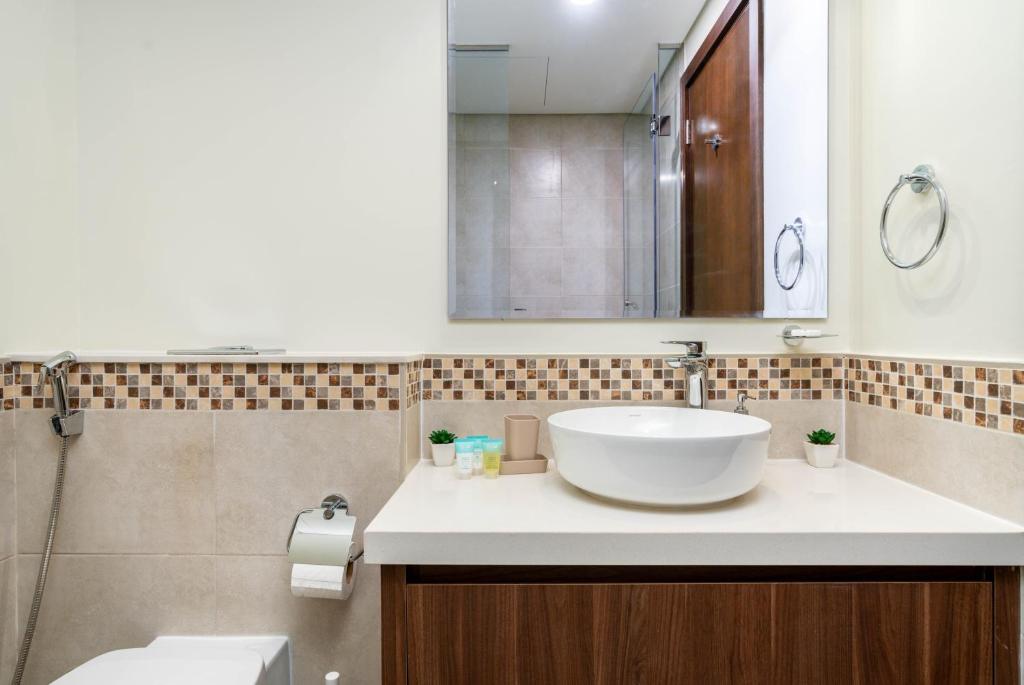 Koupelna v ubytování Sparking 2 BR at Vera Residences