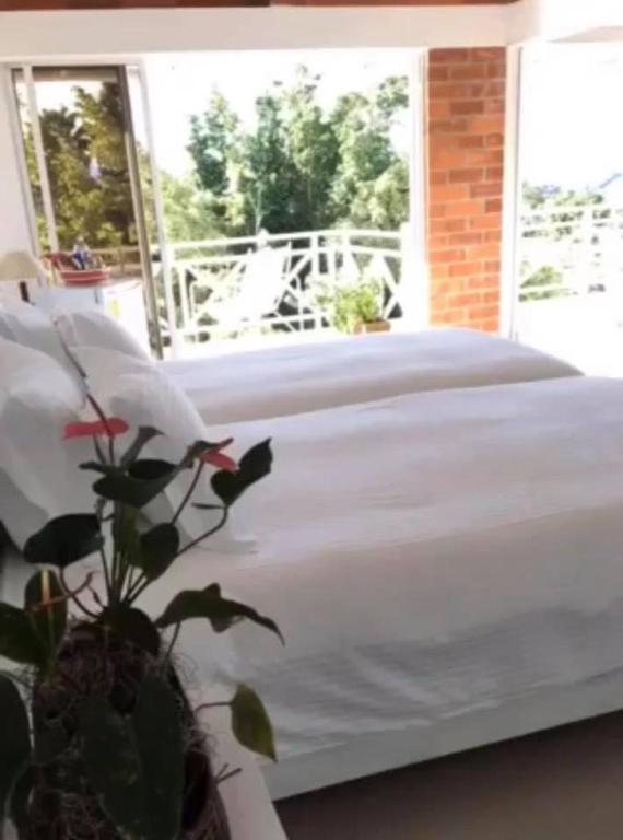 Postel nebo postele na pokoji v ubytování Hotel Casa Natura