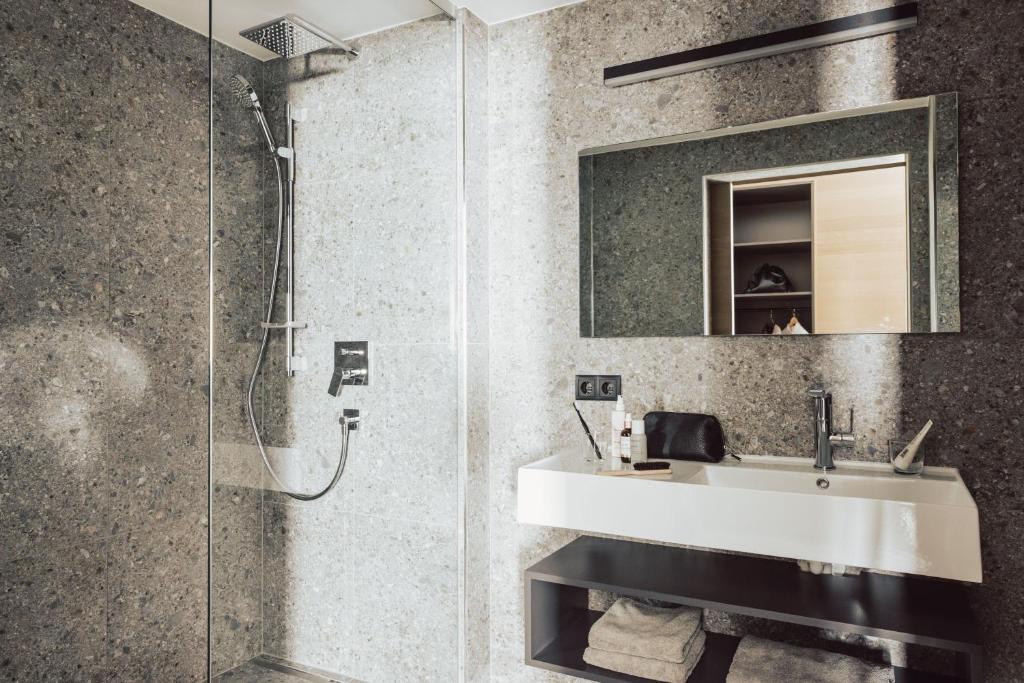 Koupelna v ubytování Hotel Lisl - Alpine Comfort