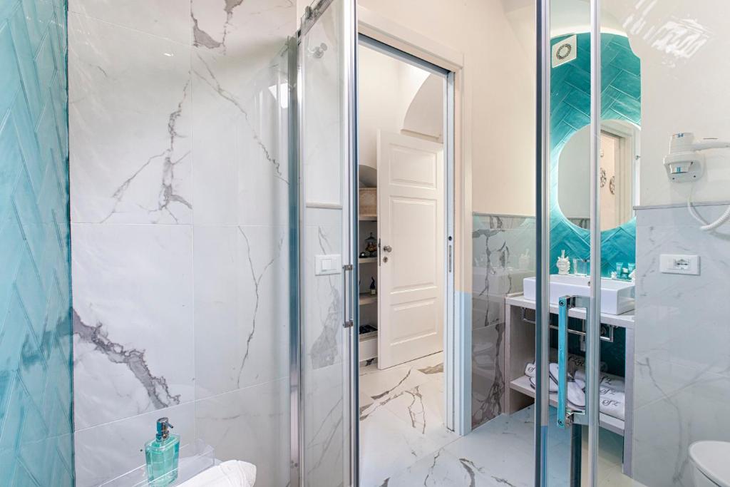 Koupelna v ubytování Sorrento Lux Suite