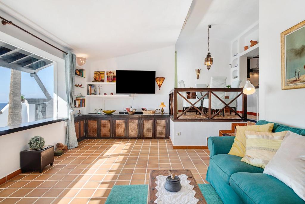 Posezení v ubytování Casa Los Angeles