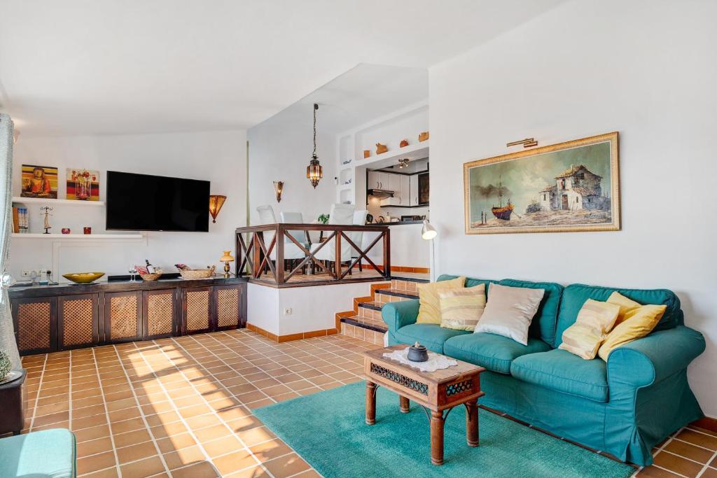 Posezení v ubytování Casa Los Angeles