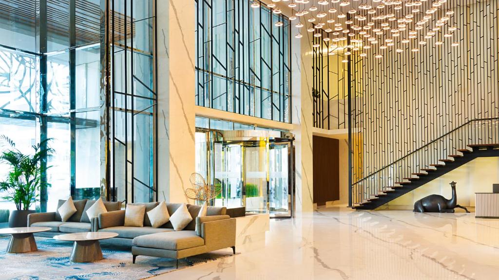 Posezení v ubytování Asiana Grand Hotel
